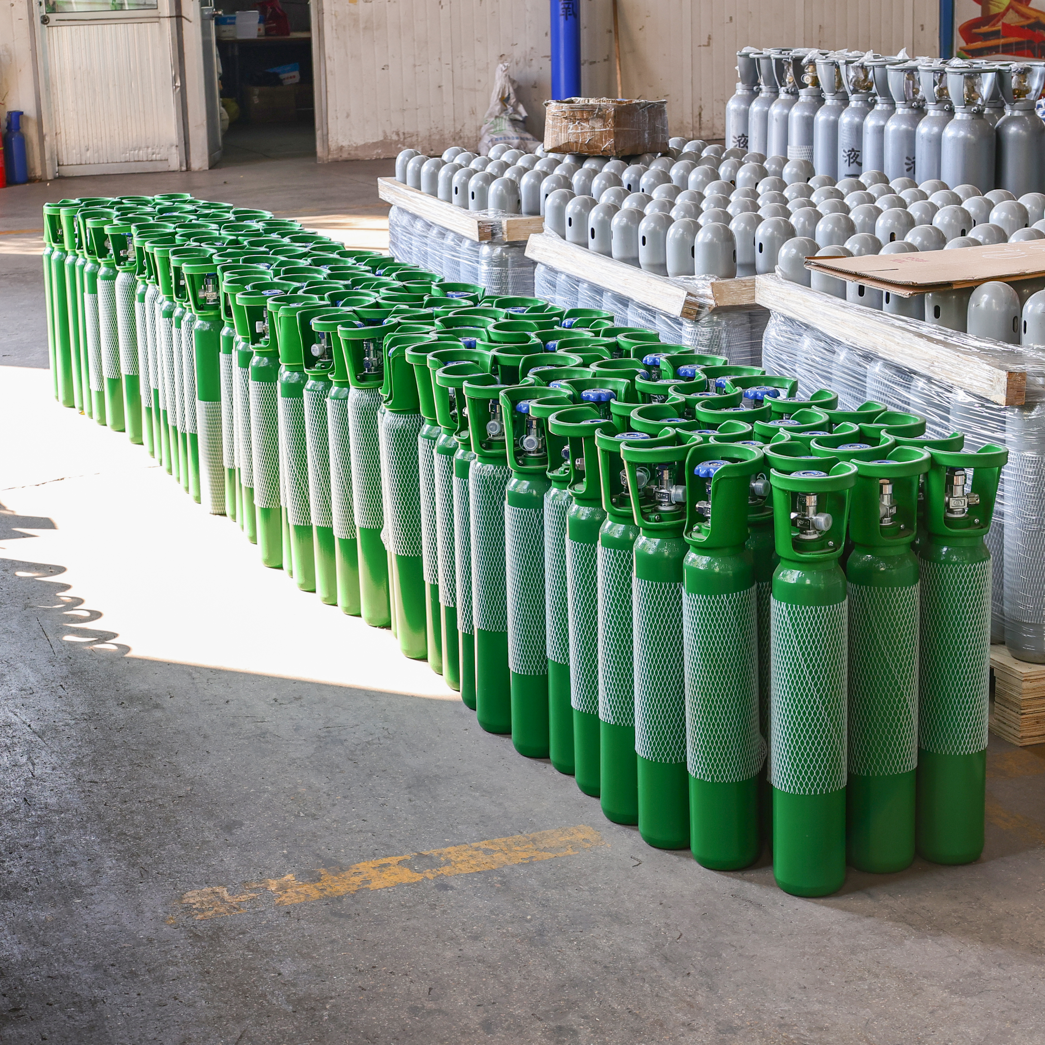 10L 150Bar ISO9809 EU standard TPED Seamless Steel Portable Household Health Care Medical Oxygen Gas Cylinder