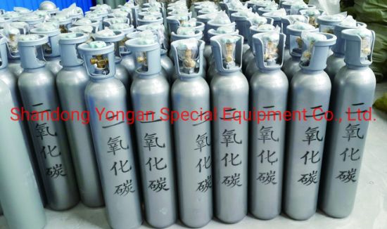 50L200bar High Pressure Vessel Seamless Steel CO2 Carbon Dioxide Gas Cylinder