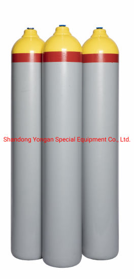 50L 150bar5.4mm High Pressure Vessel Seamless Steel Nitrogen N2 Gas Cylinder
