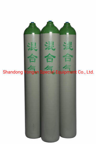 50L 200bar ISO Tped Seamless Steel Nitrogen/Hydrogen/Helium/Argon/Mixed Gas Cylinder