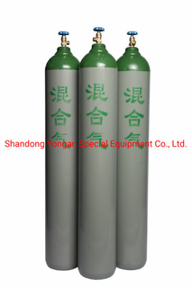 47L 200bar ISO9809 Tped Seamless Steel Nitrogen/Hydrogen/Helium/Argon/Mixed Gas Cylinder