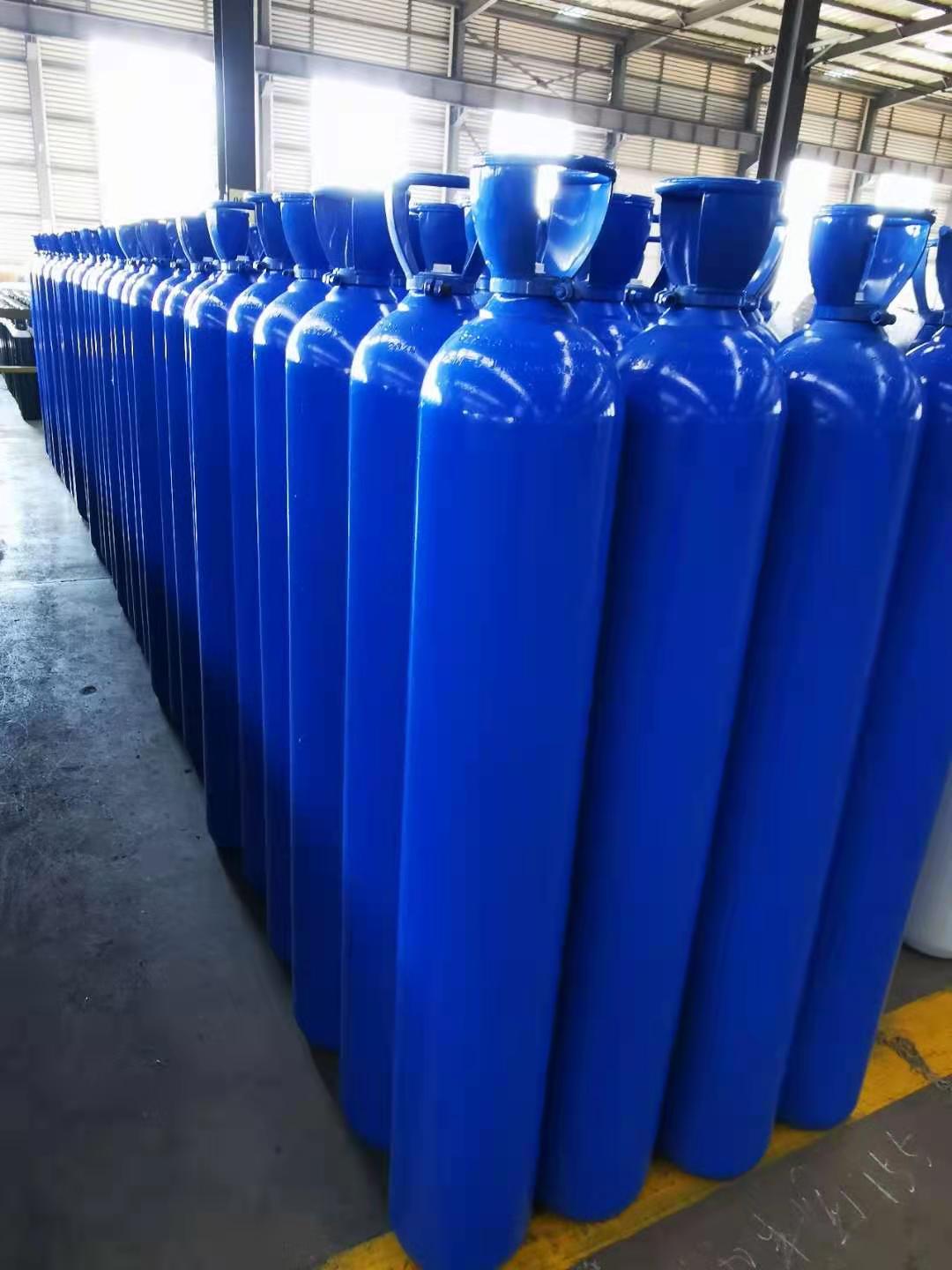 50L 230bar ISO9809 TPED High Pressure Vessel Seamless Steel Oxygen Gas Cylinder