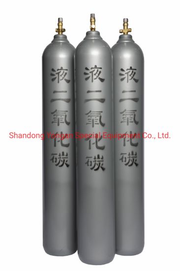 40L230bar High Pressure Vessel Seamless Steel CO2 Carbon Dioxide Gas Cylinder