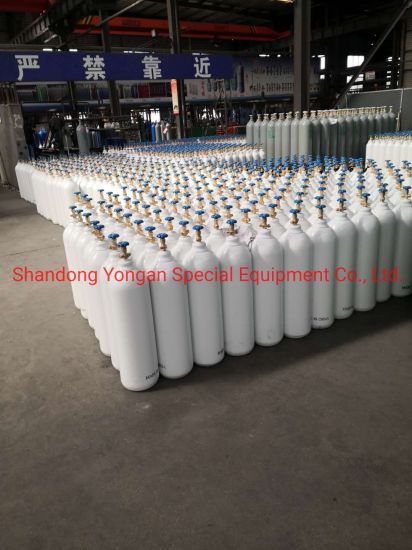 15lseamless Steel Portable Nitrogen/Hydrogen/Helium/Argon/Mixed Gas Cylinder