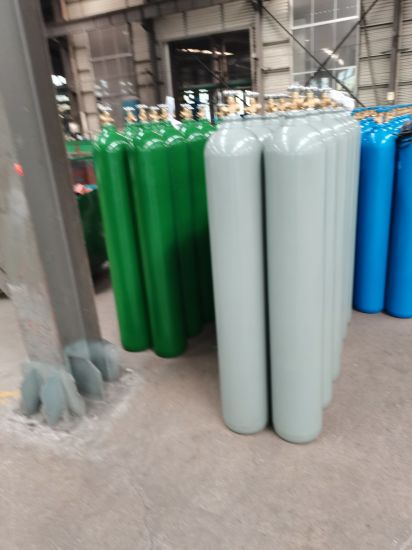 46.7L230bar High Pressure Vessel Seamless Steel Oxygen Gas Cylinder
