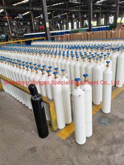 10L159mm Seamless Steel Portable ISO Tpd CE Argon Gas Cylinder