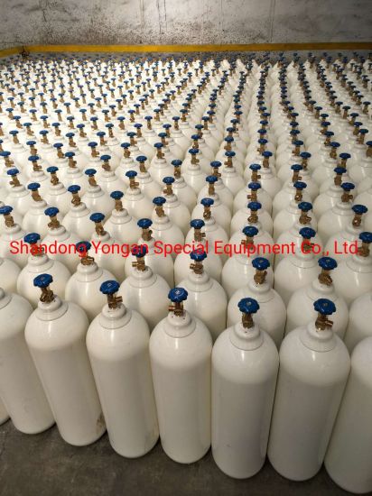 20L 150bar ISO Tped Certificate 5.7mmseamless Steel Industrial and Medical Oxygen Gas Cylinder
