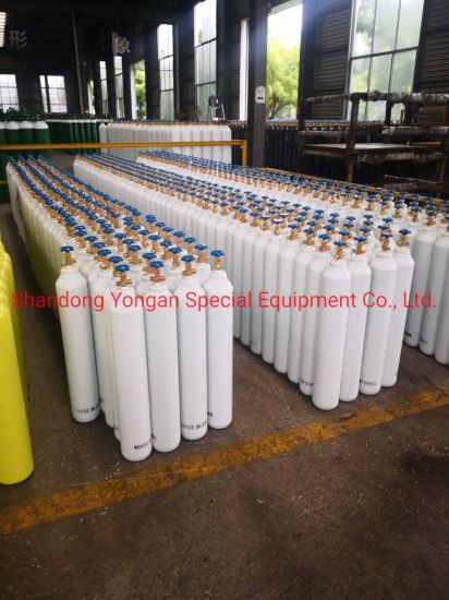 20L 150bar 5.7mm ISO Tped Seamless Steel Industrial and Medical Oxygen Gas Cylinder