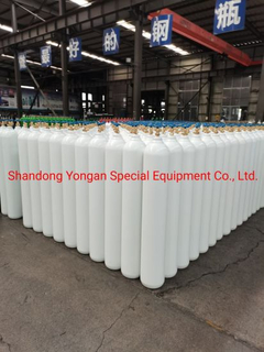 46.7L 200bar ISO Tped High Pressure Vessel Seamless Steel Oxygen Gas Cylinder