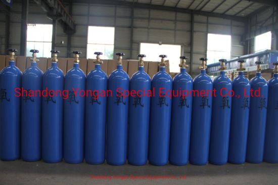 46.7L High Pressure Vessel Seamless Steel Oxygen Gas Cylinder