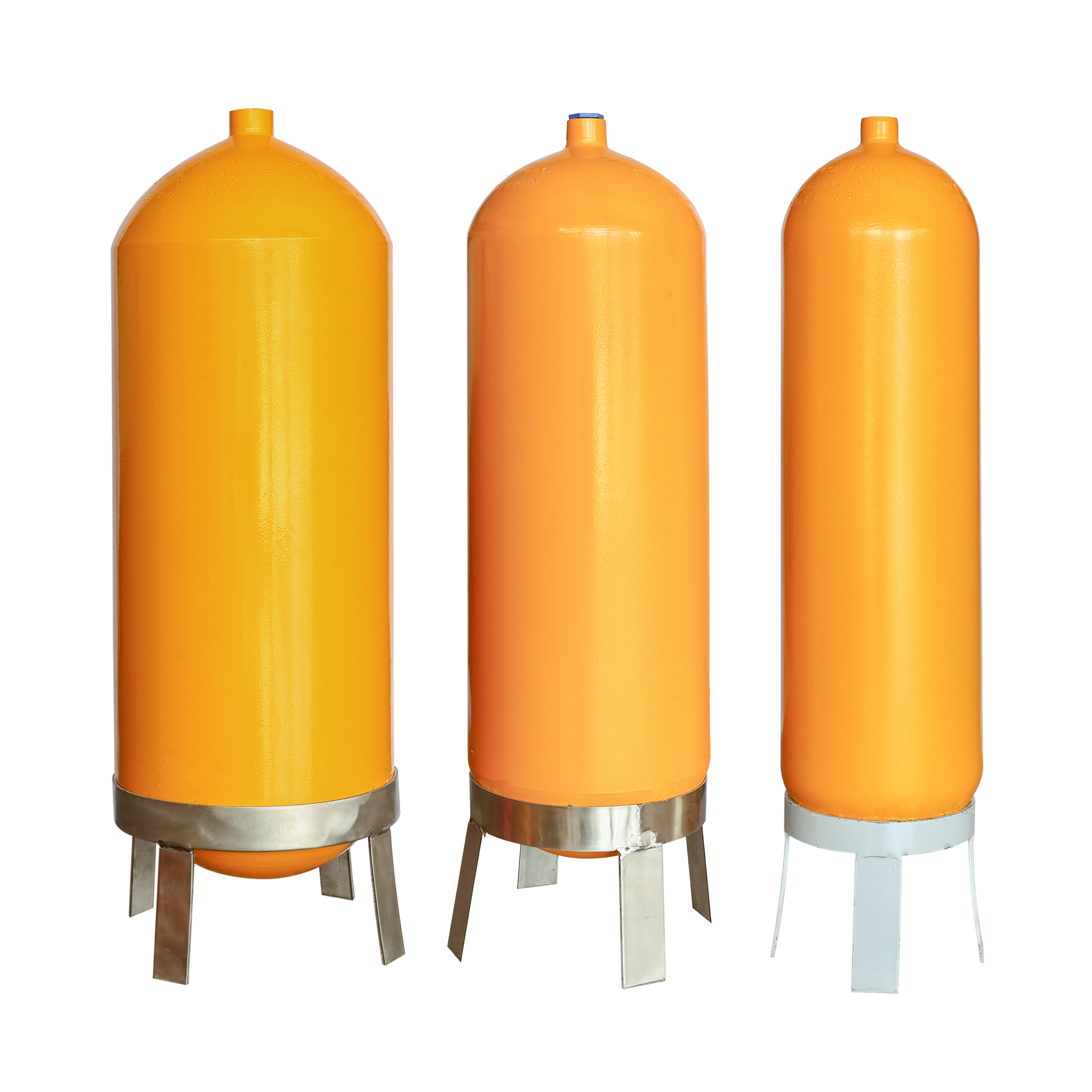 30L 279mm CNG 1 TPED ISO11439 Standard Vehical Compressed Natural Gas Cylinder 