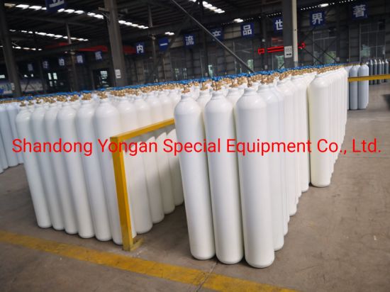50L200bar ISO9809 Tpedhigh Pressure Vessel Seamless Steel Oxygen Gas Cylinder