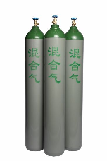 40L 150bar 5.4mm High Pressure Vessel Seamless Steel Mix Gases Cylinder