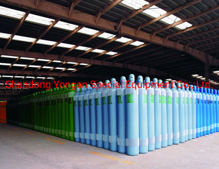50L 200bar ISO9809 Tped Seamless Steel Nitrogen/Hydrogen/Helium/Argon/Mixed Gas Cylinder