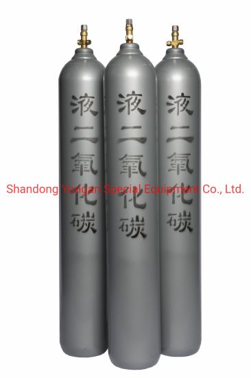 50L200bar High Pressure Vessel Seamless Steel CO2 Carbon Dioxide Gas Cylinder