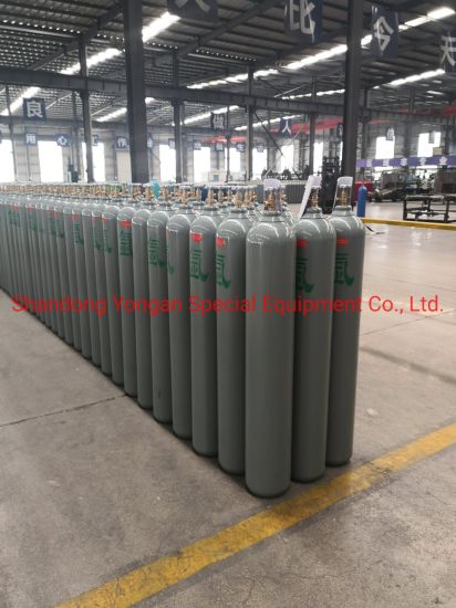 40L150bar 5.7mm Seamless Steel Industrial Argon Gas Cylinder
