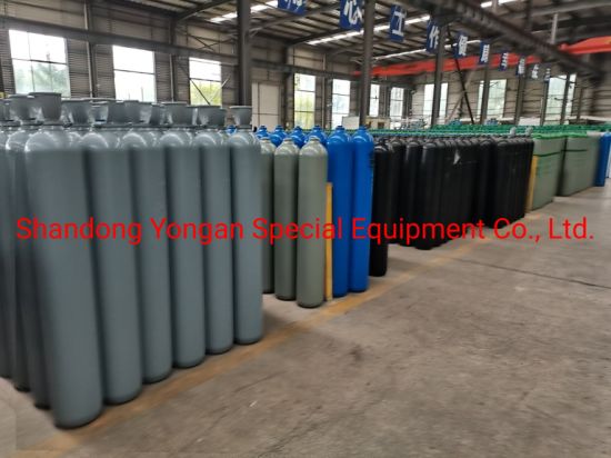40L230bar ISO Tped High Pressure Vessel Seamless Steel Nitrogen/Hydrogen/Helium/Argon/Mixed Gas Cylinder