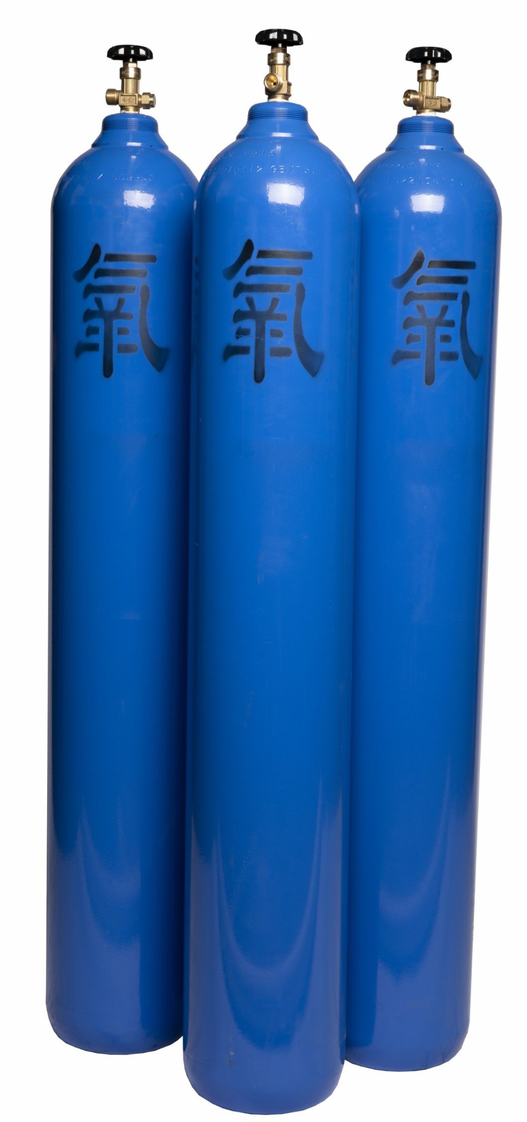 50L200bar 5.8mm ISO Tped High Pressure Vessel Seamless Steel Oxygen Gas