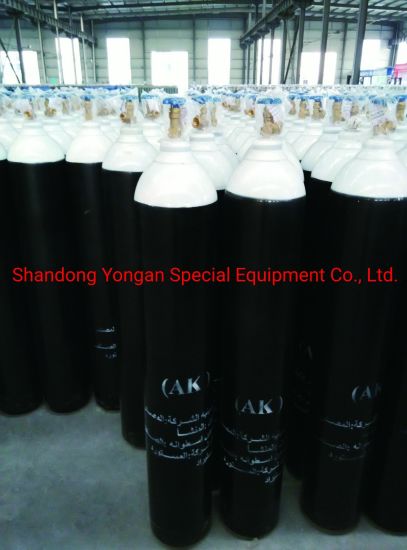 46.7L ISO Tped High Pressure Vessel Seamless Steel Oxygen Gas Cylinder